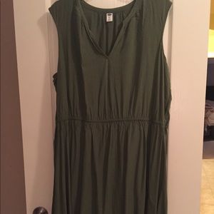 NWOT Old Navy Dress, size xxl, army green